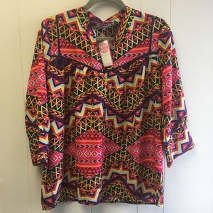 NWT Buckhead Betties Aztecs Jules Popover …